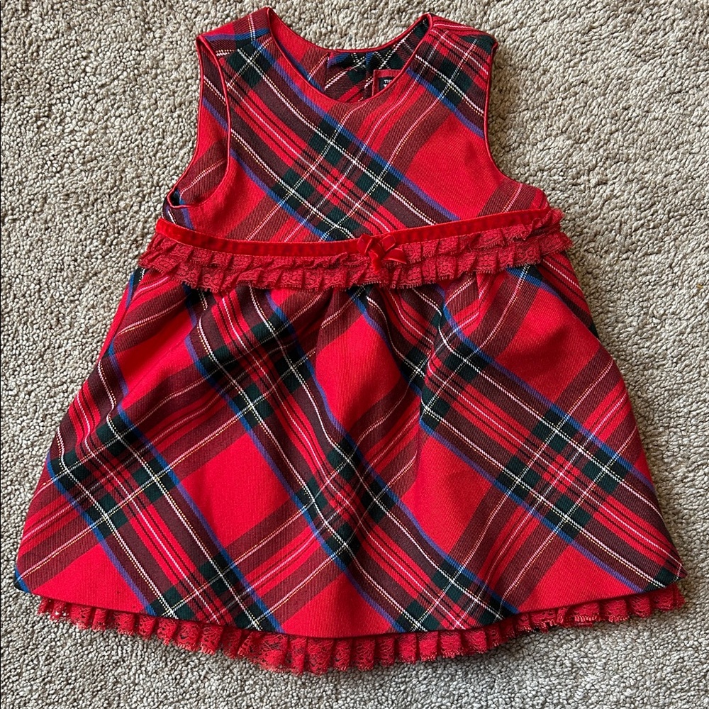 The Children's Place Red Plaid Dress